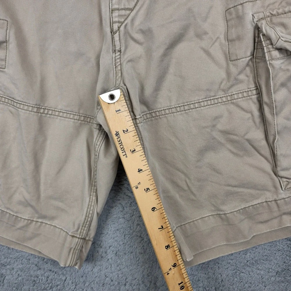 Polo Ralph Lauren Cargo Shorts Mens 34 Tan Classic Heavy Chino Cotton Utility 9